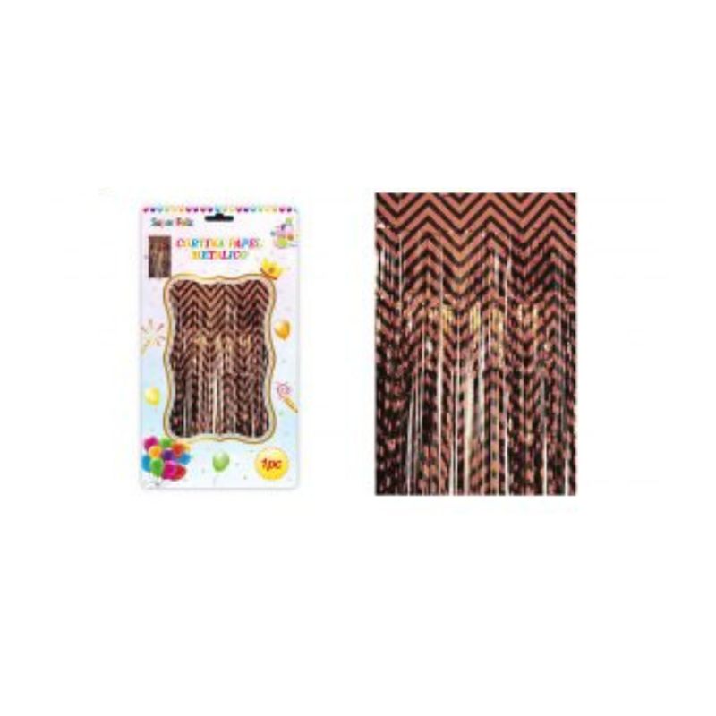 GENERICO - Cortinas Metalicas Para Fiesta 2 m x 1 m