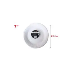 GENERICO - PLATOS PARA FIESTA 17 CM 50 PCS