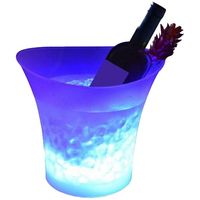 Luz Led Cubitera Hielera Fiesta Hogar Bar 5l Hielo Colors