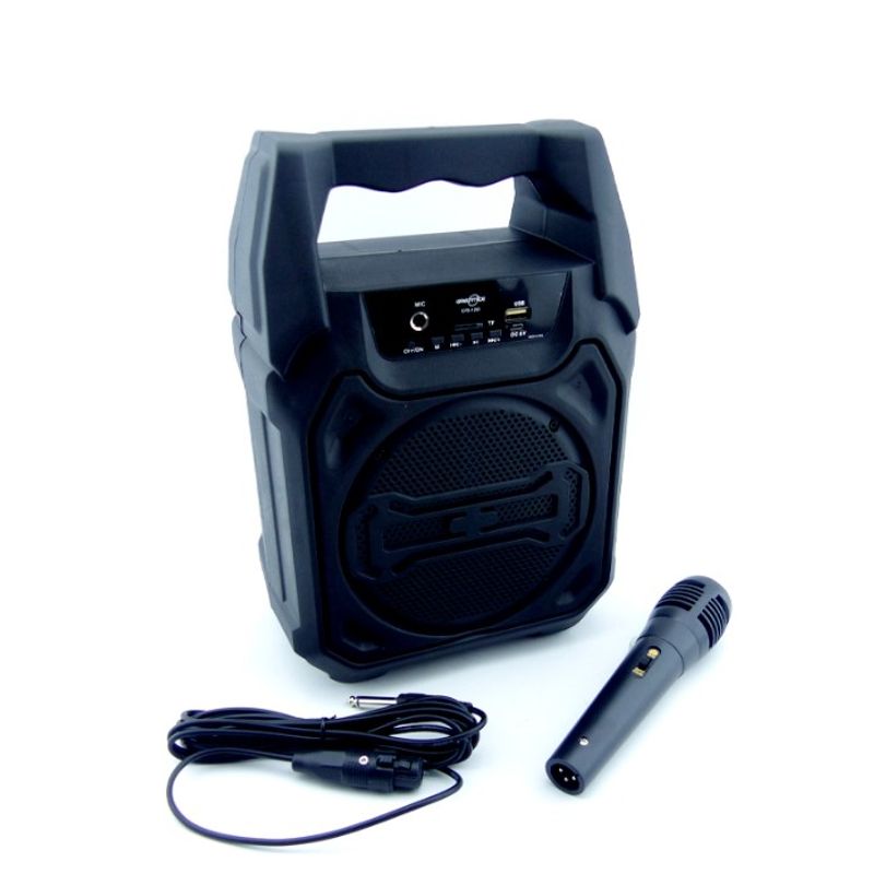 GENERICO - Parlante Karaoke Portatil Bluetooth 7” Con Microfono USB Y TF
