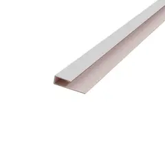NOTWOOD - Perfil J Pvc Blanco - 300 cm / 8 uds