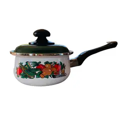 CONDOR - Olla Cacerola Vintage Enlozada Marca 16cm / 1.2 Lts.