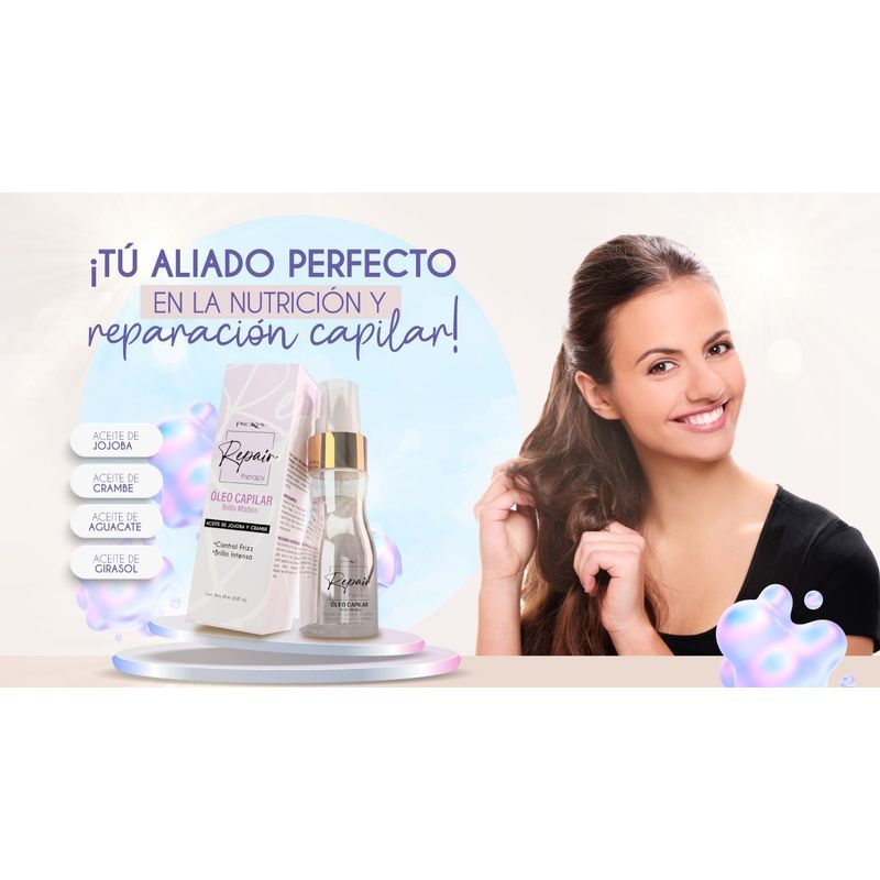 PROKPIL - Oleo Capilar Brillo Místico Aceites De Jojoba Palta y Crambe Prokpil