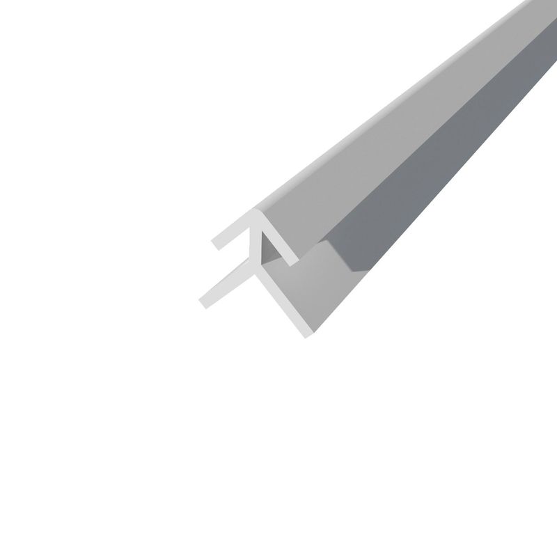 NOTWOOD - Perfil esquina exterior blanco - 300 cm / 8 uds
