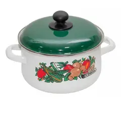 CONDOR - Olla Cacerola Vintage Enlozada Marca 18 cm / 1.5 Lts.