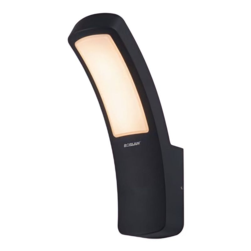 LUMENLUX - Aplique Exterior LED ZOA MIR 12,5W 3000K Luz Cálida IP54 Gris Oscuro