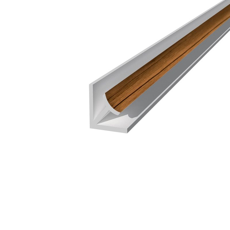 NOTWOOD - Perfil esquina interior sherwood - 300 cm / 8 uds