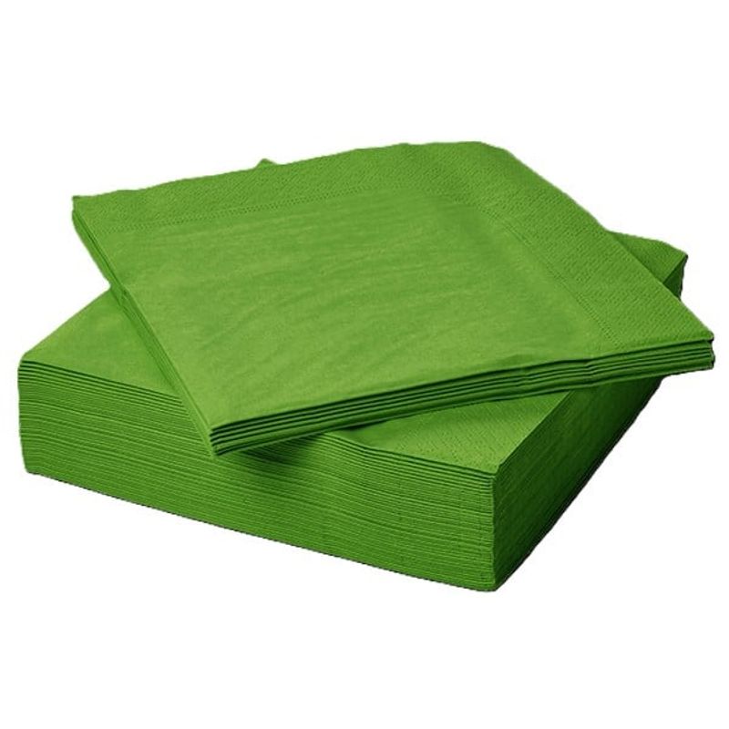 GENERICO - SERVILLETAS VERDE 33X33 X20 UNI