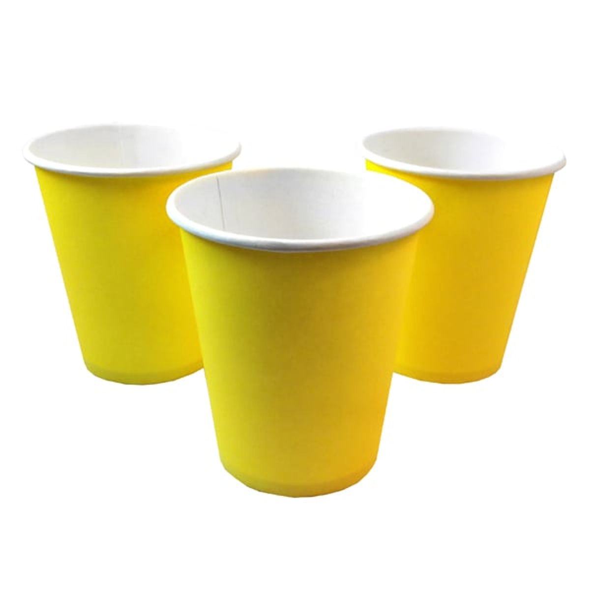 GENERICO - VASO 7 CARTON AMARILLO X10 PCS X1 UNI