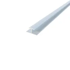 NOTWOOD - Perfil H union blanco - 300 cm / 8 uds