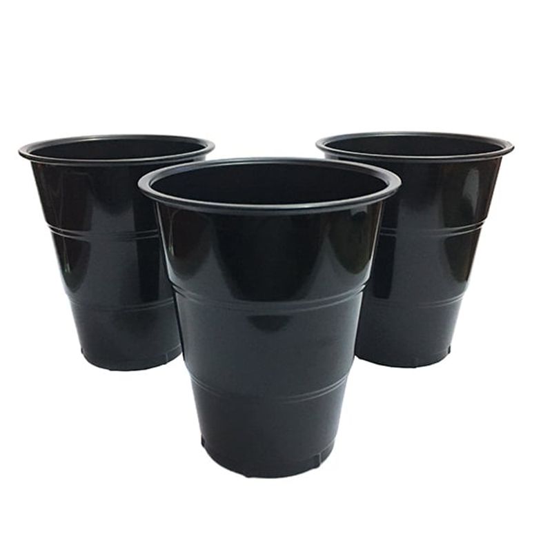 GENERICO - VASO 7 NEGRO X10 UNI
