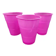 GENERICO - VASO 7 ROSADO FUERTE X10 UNI