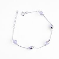 Pulsera de Plata Con Cristales Swarovski