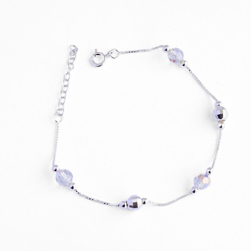 MABELITA - Pulsera de Plata Con Cristales Swarovski
