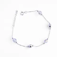 MABELITA - Pulsera de Plata Con Cristales Swarovski