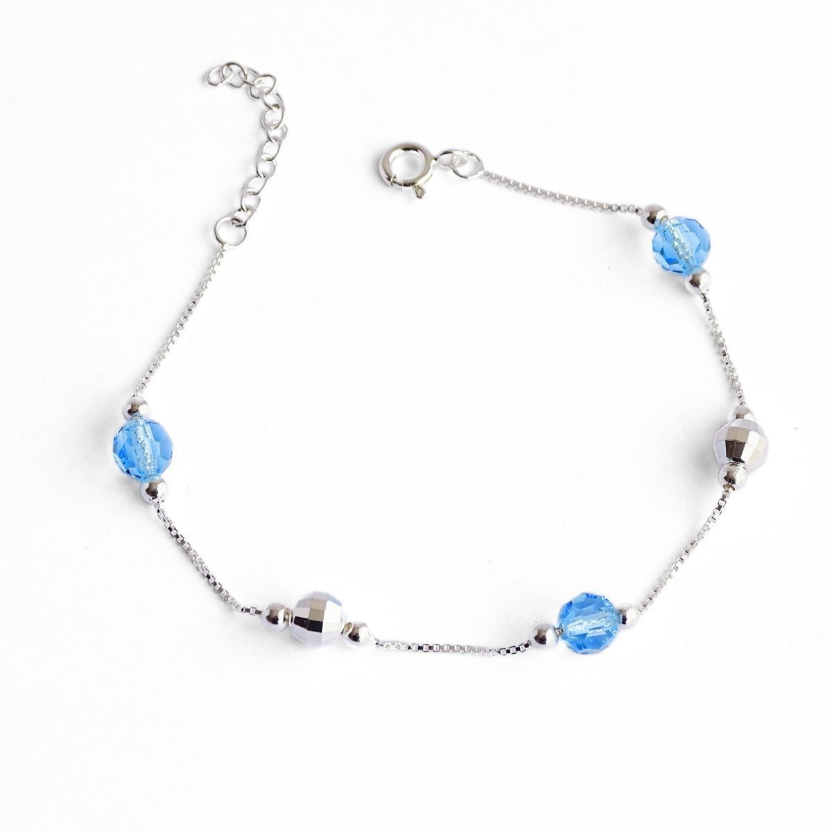 MABELITA - Pulsera de Plata Con Cristales Swarovski