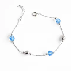 MABELITA - Pulsera de Plata Con Cristales Swarovski