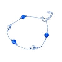 Pulsera de Plata Con Cristales Swarovski