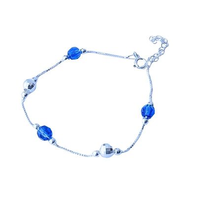 Imagen 1 del producto Pulsera de Plata Con Cristales Swarovski