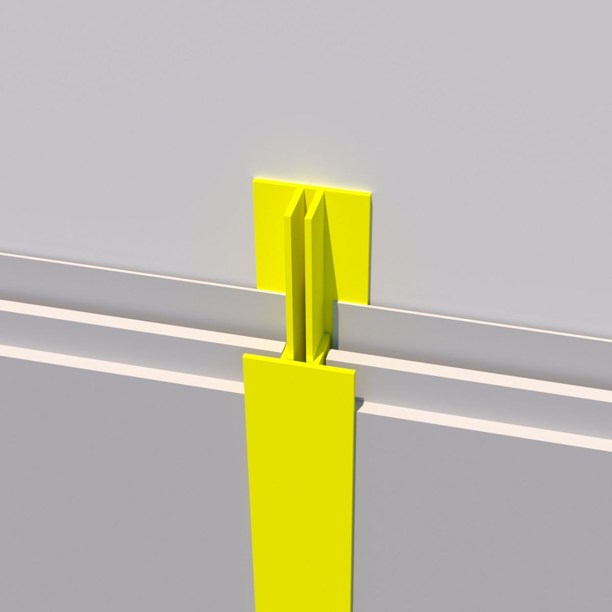 NOTWOOD - Perfil H Union Cielo - Castaño - 300 cm - PVC - 4 uds