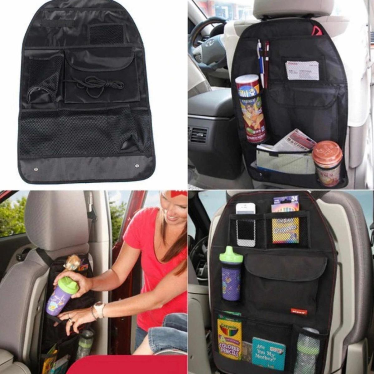 GENERICO - Organizador Bolso Respaldo Asiento Trasero Auto Camioneta