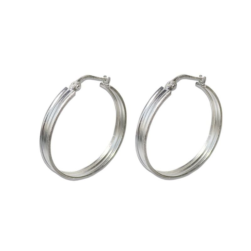 MABELITA - Aros De Plata 925 Argollas Mayu 27mm