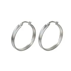 MABELITA - Aros De Plata 925 Argollas Mayu 27mm