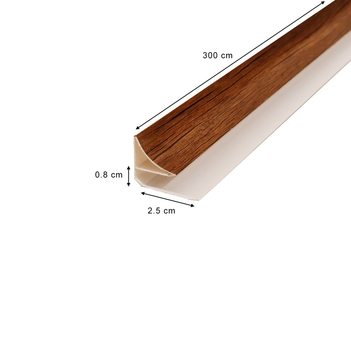 NOTWOOD - Perfil Cornisa sherwood - 300 cm - 4 unidades
