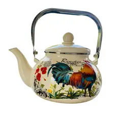 ALEPPO - Tetera Vintage Enlozada Rooster 2,5 Lts.