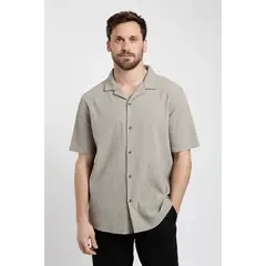 FROENS - Camisa Manga Corta Hombre Manly