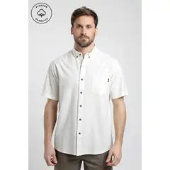 FROENS - Camisa Manga Corta Hombre Texture