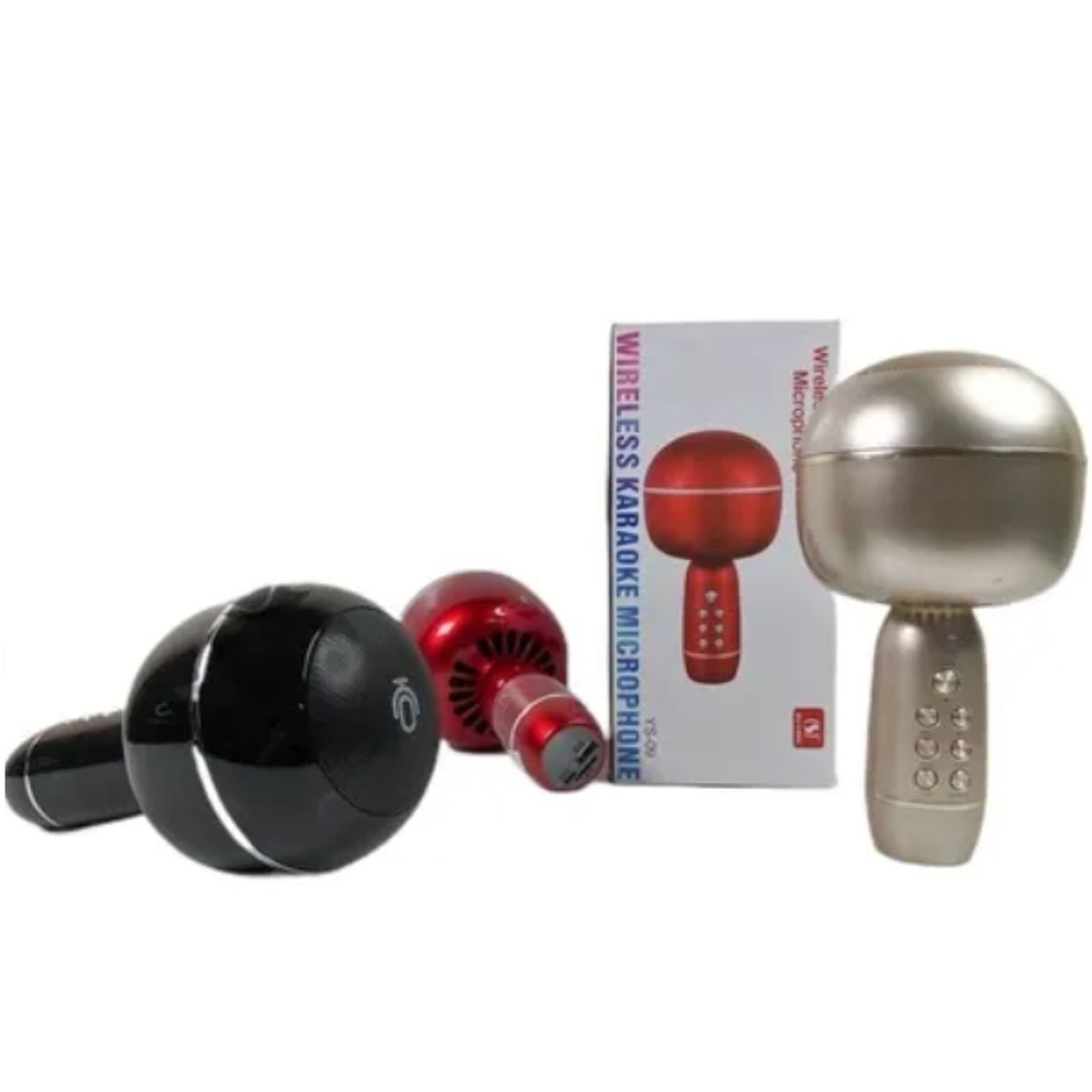 GENERICO - Micrófono Inalámbrico Recargable Bluetooth Para Karaoke