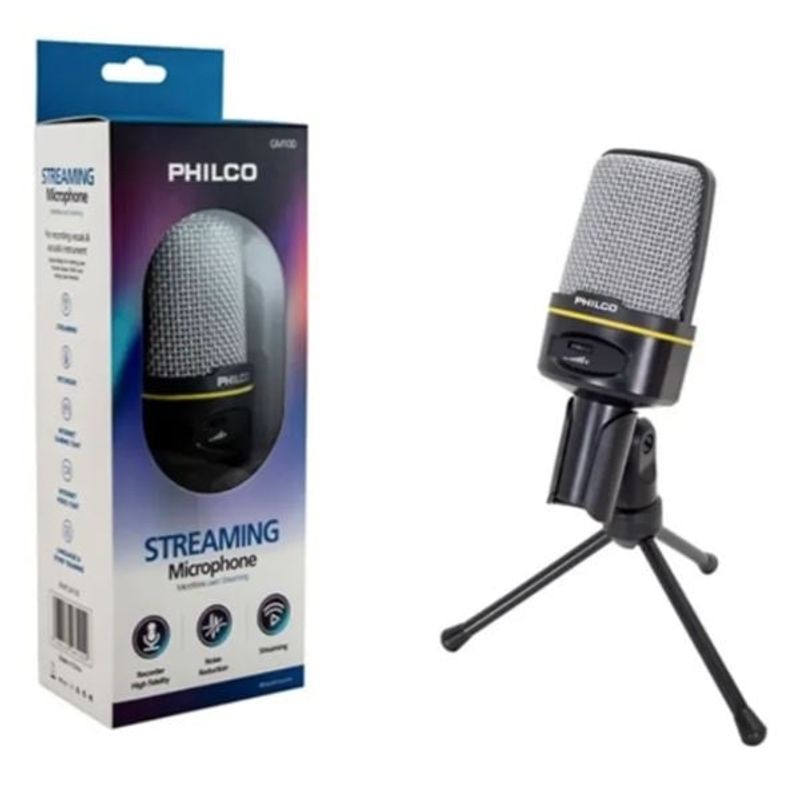 PHILCO - Microfono Para Streaming GM100 Philco