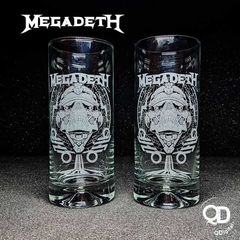 PERFECT CLASS - Set 2 Vasos Megadeth 450ml