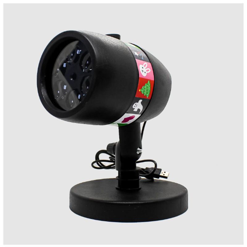 SLIDE - Proyector De Luces Led Para Navidad Pascuas Fiestas Patrias