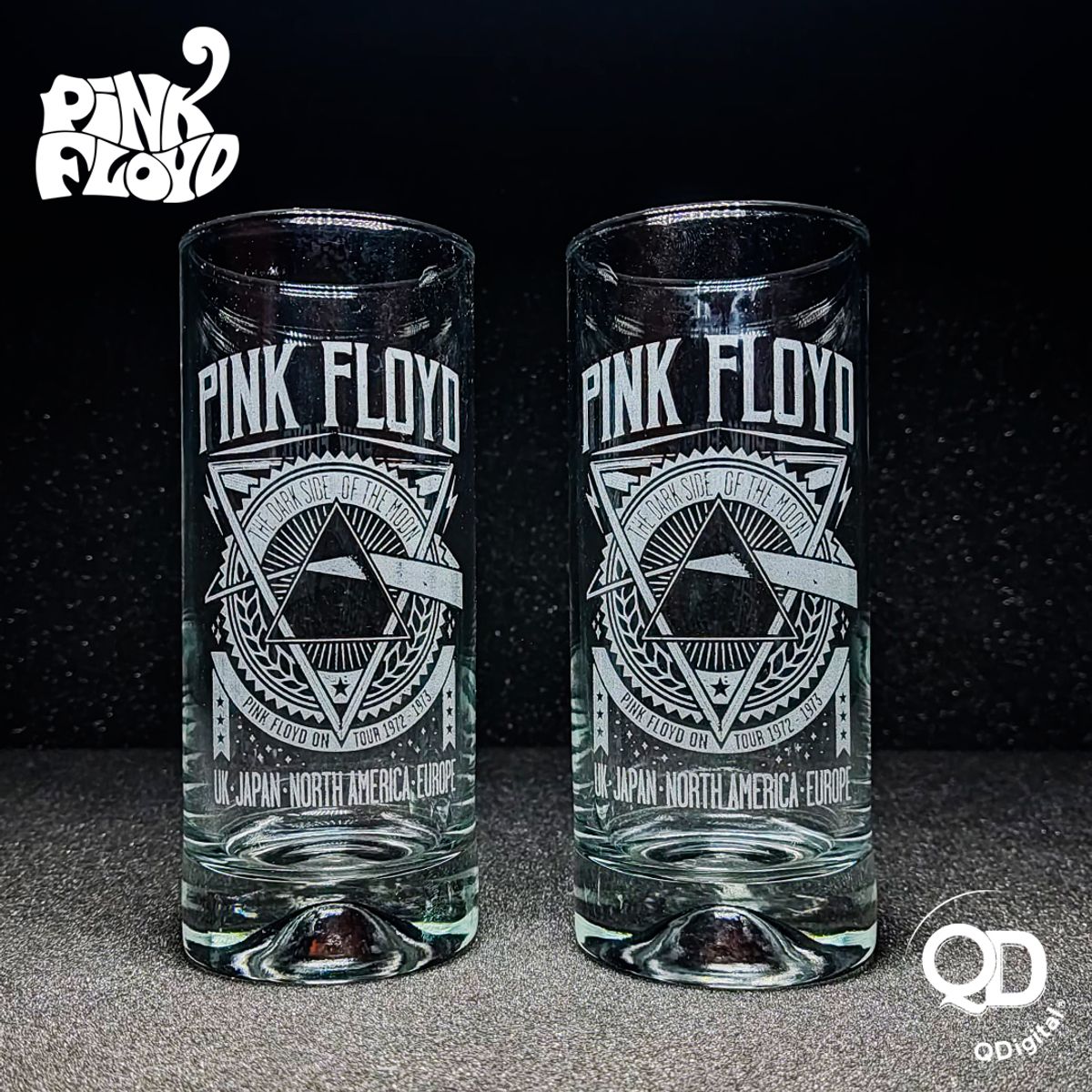 PERFECT CLASS - Set 2 Vasos Pink Floyd 450ml