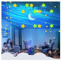 Proyector De Luz De Cielo Estrellado Esfera Mágica USB Giratoria