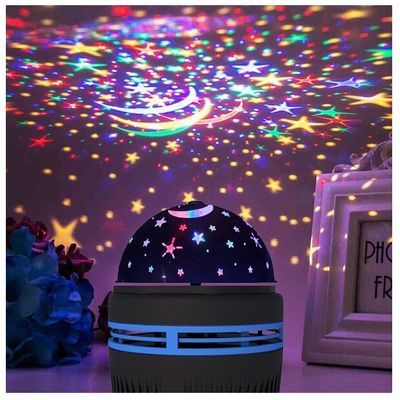 Imagen 2 del producto Proyector De Luz De Cielo Estrellado Esfera Mágica USB Giratoria