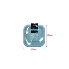 GENERICO - PLATOS PARA FIESTA 17 CM x 17 CM 10 PCS