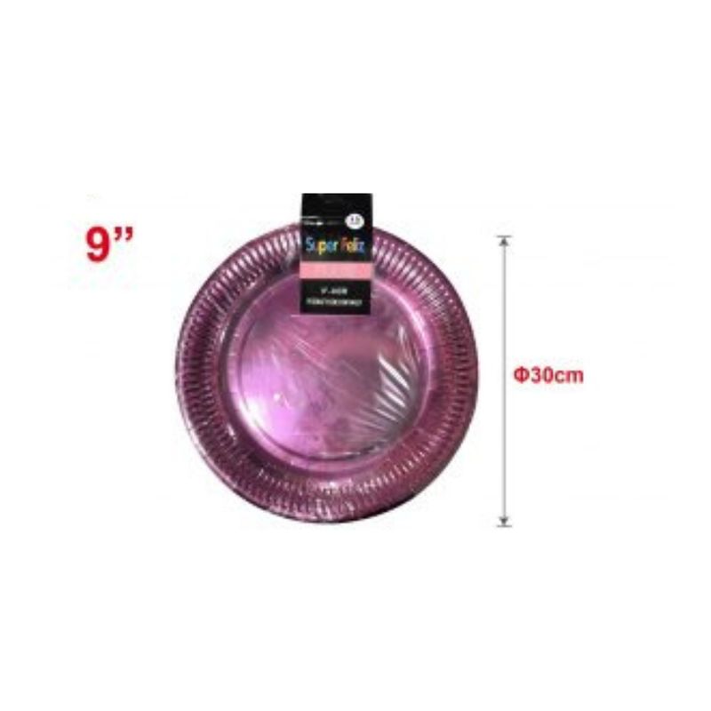 GENERICO - PLATOS PARA FIESTA 30 CM 10 PCS