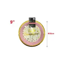 GENERICO - PLATOS PARA FIESTA 30 CM 10 PCS