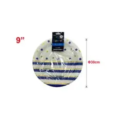 GENERICO - PLATOS PARA FIESTA 30 CM 10 PCS