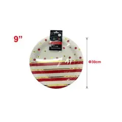 GENERICO - PLATOS PARA FIESTA 30 CM 10 PCS