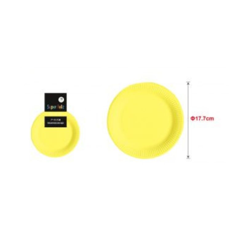 GENERICO - PLATOS PARA FIESTA 17 CM 10 PCS