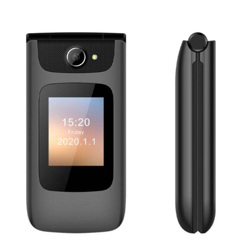 INTROTECH - Teléfono Senior Introtech 4G Clamshell Para Adulto Mayor Incluye SIM Card