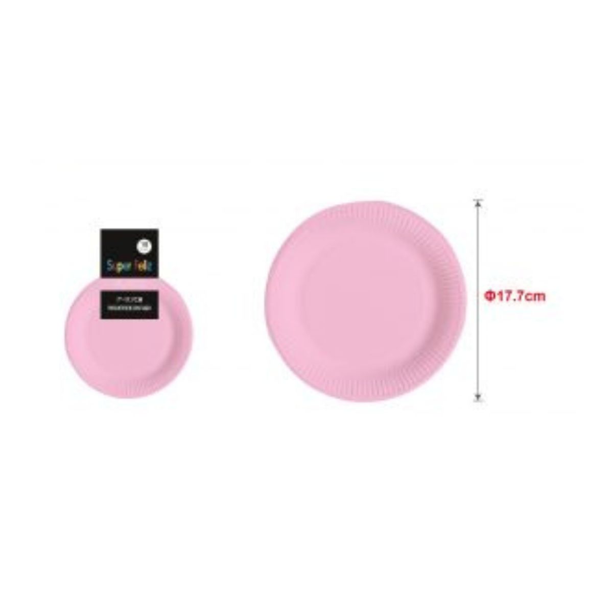GENERICO - PLATOS PARA FIESTA 17 CM 10 PCS