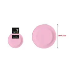 GENERICO - PLATOS PARA FIESTA 17 CM 10 PCS