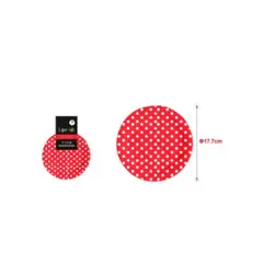 GENERICO - PLATOS PARA FIESTA LUNARES 17 CM 10 PCS