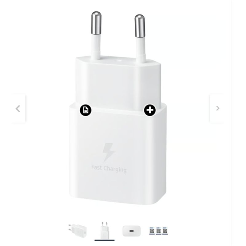 GENERICO - CARGADOR 2 Carga Rápida + Cable Usb-C A Lightning 1,5 mt