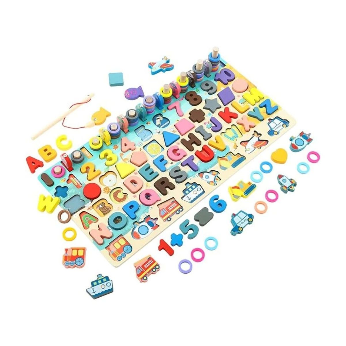 GENERICO - Tablero De Mesa Alfabetos Rompecabezas Educación 135pcs